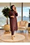 15270 Skirt with Zipper Closure and Pockets Brown - 2