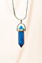 Labradorite natural stone handmade design necklace with chain: 3.5 cm chain: 20 cm boxed
