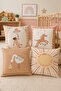 Dreamy Friends Patterned 4-Piece Children's and Baby Pillowcase Set