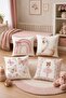 Pink Swan and Ballerina Patterned 4-Piece Kids and Baby Pillowcase Set - 2