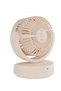 Everest efn-509 cream-brown 7 inch 3-level 2100 rpm speed wall mounted and desktop usb fan - 2