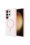 Galaxy S24 Ultra Case Magsafe Transparent Back Face Camera Raised Silicone Senk - 2