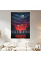 Stranger Things Retro Wall Covering Wall Tapestry First Quality Satin Fabric Poster - 2