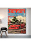 Ferrari F40 Wall Covering Wall Tapestry First Quality Satin Fabric Poster