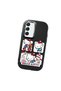 Samsung Galaxy S22 Compatible Case Camera Protector Black Silicone Couple Phone Case Kitty Pattern - 3