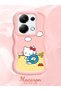 Poco M6 Pro 4g Compatible Case Camera Protector Pink Silicone Couple Phone Case Kitty Pattern - 2