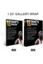 30x40 cm 12x16 Inch Gallery Wrapped Canvas | Kobe Bryant 10 Rules Motivational Poster | Mamba Mentality Basketball Wall Art | Ready to Hang - 2