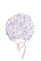 Ruffled Pink Floral Summer Baby Girl Hat - 4