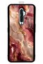 Oppo Reno 2Z Burgundy Gold Marble Design Glossy Phone Case