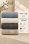 Jakuzi V2 4-Piece Hand and Face Towel Set 50X85 cm Soft Texture - 5