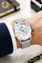 Original Functions Active Steel Business Stylish Wear Combination Straw Cord Men's Wristwatch - 2
