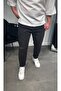 Men's Black Distressed Boyfriend Jeans - 3