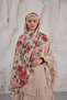 Summer Garden Series Patterned Cotton Soft Shawl Women's Colorful Shawl - 4