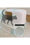 Claws Cat Litter Box 57.6*52.8*38Cm-Blue - 2