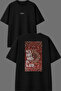 My Life This Design Black Oversize T-Shirt with Back Print