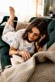 Women's 100% Cotton Combed Patterned Short Sleeve Pajamas Set - 6