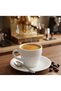 Porland Porcelain Bella Espresso with Saucer, Turkish Coffee Cup Set 70 Cc Set of 6 - 4