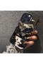 iPhone 17 Compatible Silicone Edge Hard Back Case Couple Phone Case with Landscape Pattern - 4