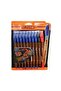 10 pcs Gliss Clear Ball Point Pen Set, Assorted - 4