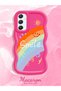 Samsung Galaxy A34 5g Compatible Case Camera Protective Red Silicone Couple Phone Case Rainbow Pattern - 2
