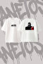 Kendrick Lamar_24 Design Back Printed Cotton White Oversize T-Shirt
