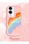 Vivo Y29T 5g Compatible Case Camera Protective Pink Silicone Couple Phone Case Rainbow Pattern - 2