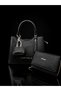 Large Internal Volume Multi-Compartment Women's Hand and Shoulder Bag - 4