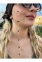 Stylish Design Metal Ball Bead Eyeglass Chain |   Women's Glasses Strap |   Silicone Tip Eyeglass Accessory |   Compatible with All Glasses - 3