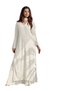 White Faux Georgette Salwar Kameez & Dupatta Set - HRT5439 | White-Size:(S-36-Inches) - 3