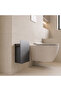 Bathroom / Wc Trash Bin Minimalist Design Wall Mountable / Adhesive Mountable (Anthracite) - 2