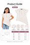 بلوزة بناتي بطبعة زهرية وأكمام مكشكشة وتصميم غير متماثل - 5