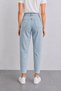 Julia Milano New Season Lara Ice Blue Snow Washed Daily Comfortable Wear High Waist Mom Jeans 2026 - 2