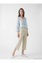 Two Mt Shop Quality Lcw Grace Beige Plain Standard & Regular Women's Capri