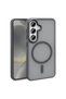Galaxy S23 Fe Case Magsafe Supported Camera Raised Silicone Matte Anti-Fingerprint Vrdr - 5