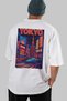 Tokyo Japan White Oversize Country City Back Printed Unisex T-Shirt 100% Cotton Premium - 6