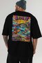 Sydney Australia 2 Black Oversize Country City Back Printed Unisex T-Shirt 100% Cotton Premium - 6