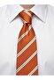 Premium German Micro Satin Woven Men's Tie Classic and Modern Design Italian Pastel Orange - 3
