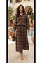 Brown Skirt Suit