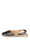 Bella 26622 Black Genuine Leather Women's Ballerinas - 4