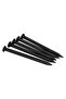 Black Steel Concrete Nails Flat Head Sharp Point 3.0x50mm (Pack Of 100) - 2