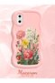 iPhone XS Compatible Case Camera Protector Pink Silicone Couple Phone Case Floral Pattern - 2