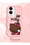 Vivo Y04 Compatible Case Camera Protector Pink Silicone Couple Phone Case Kitty Pattern - 2