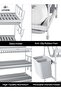 Life Smile Dish Drying Rack, Rust-Resistant 3 Tier Dish Rack with Drainboard Set, Dish Drainer with Utensil Holder & Cup Holder for Kitchen Counter- Kitchen Organizer Chrome - 5