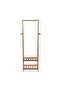Natura Bamboo Cloth Rack with 2-Tier Storage Shelves 45x35.5x149cm - Natural - 6