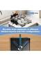 LODROC Extendable Dish Drying Rack,Large Drying Dish Drainer for Kitchen Counter, Stainless Steel Dish Strainer with Utensil Rack and Adjustable Feet for Sink (Black) - 8
