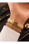 Premium Vintage Women's Wristwatch Gold Steel Cord 5 Atm Water Resistant Wristband Gifted G25 - 3