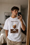 Irish Coffee Printed Cotton White T-Shirt T-Shirt