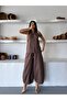 Women's Linen Vest and Shalwar Pants Set - 5