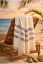 Beach Towel Patterned Sea Towel Muslin 100% Cotton Peshtemal Towel 90X170Cm - 3