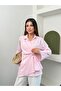 Women's Draped Lace-Cuffed Shirt with Tie Detail - 2